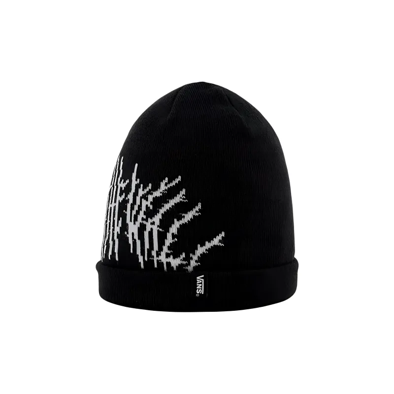 Vans Knitted Fabric Beanies Unisex Black-1