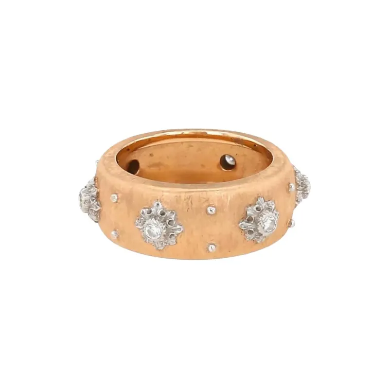 BUCCELLATI 18K Gold Macri Diamond Ring-0