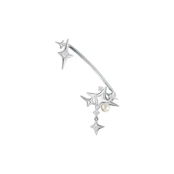 Masw Copper Alloy Clip On Earrings Women's