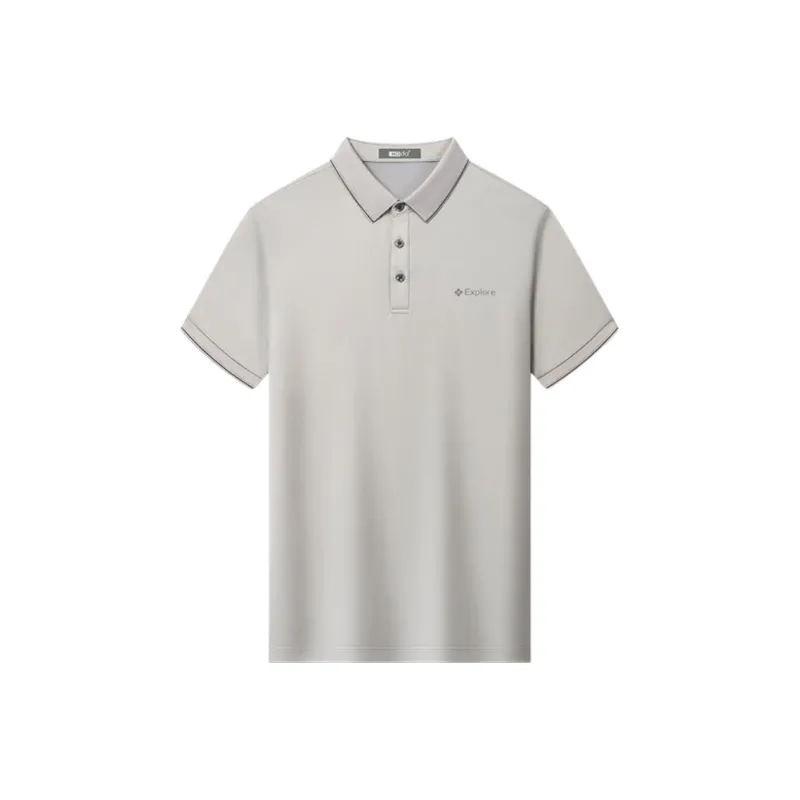 Red bean Polo Shirts Men-5