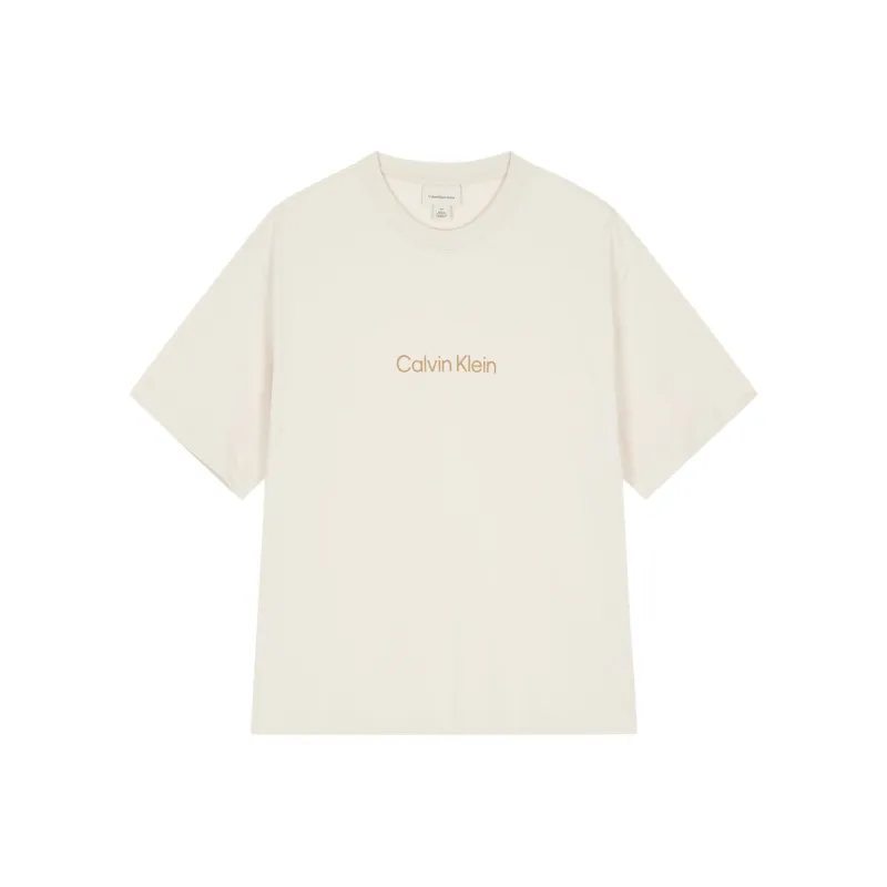 CALVIN KLEIN T Shirt Unisex Cream-0