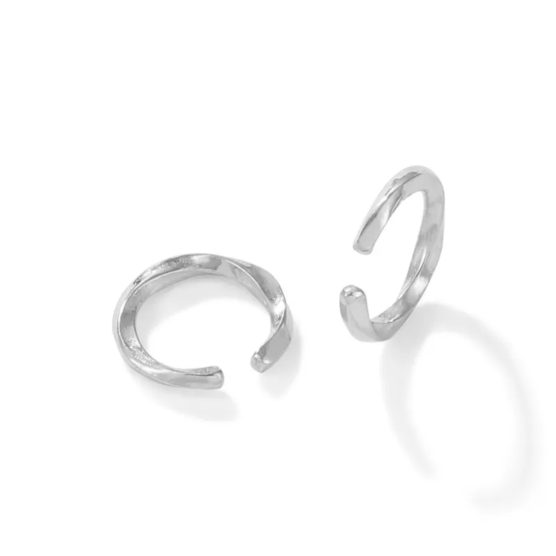 DH7 S925 Silver Clip On Earrings Unisex-0