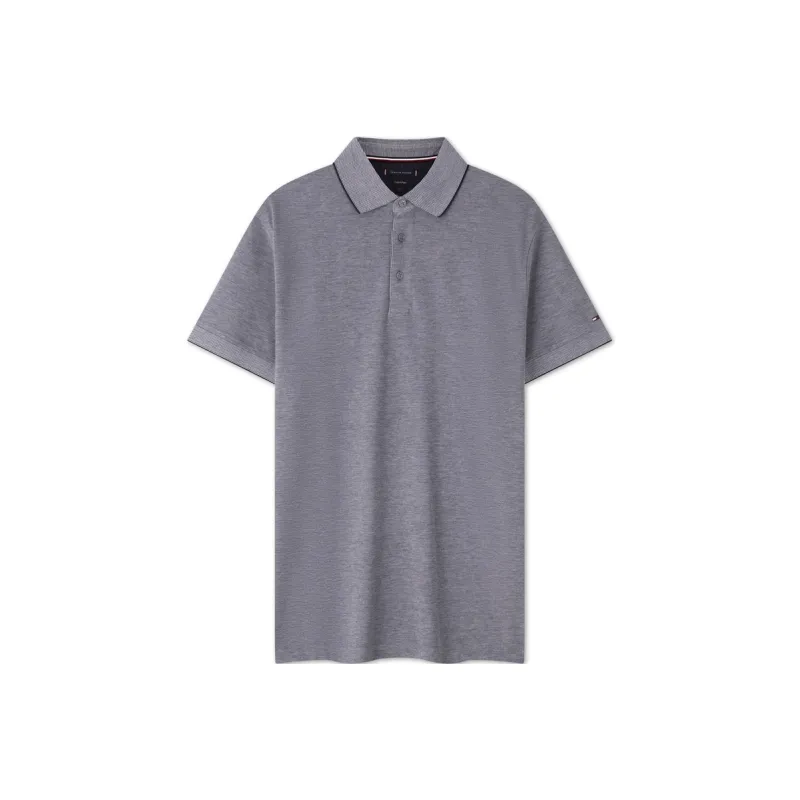 Tommy Hilfiger Mélange-effect Polo Shirt-6
