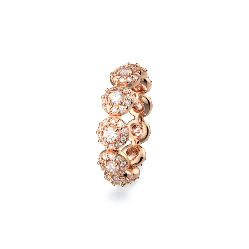 Swarovski Rose Gold Plated Rings Women's Gold-2