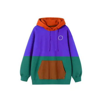 YATSI Sweatshirt Unisex Purple Green