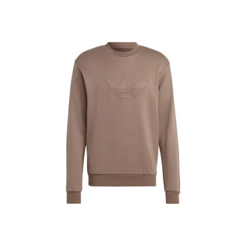 Adidas Mono Crew T-Shirt Men's Coffee
