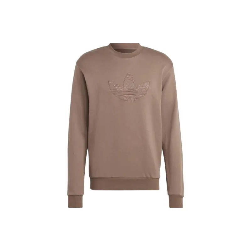 Adidas Mono Crew T-Shirt Men's Coffee-0