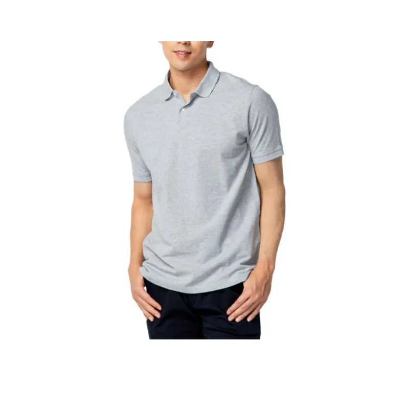 DECATHLON Polo Shirt Men's Silver Gray-0