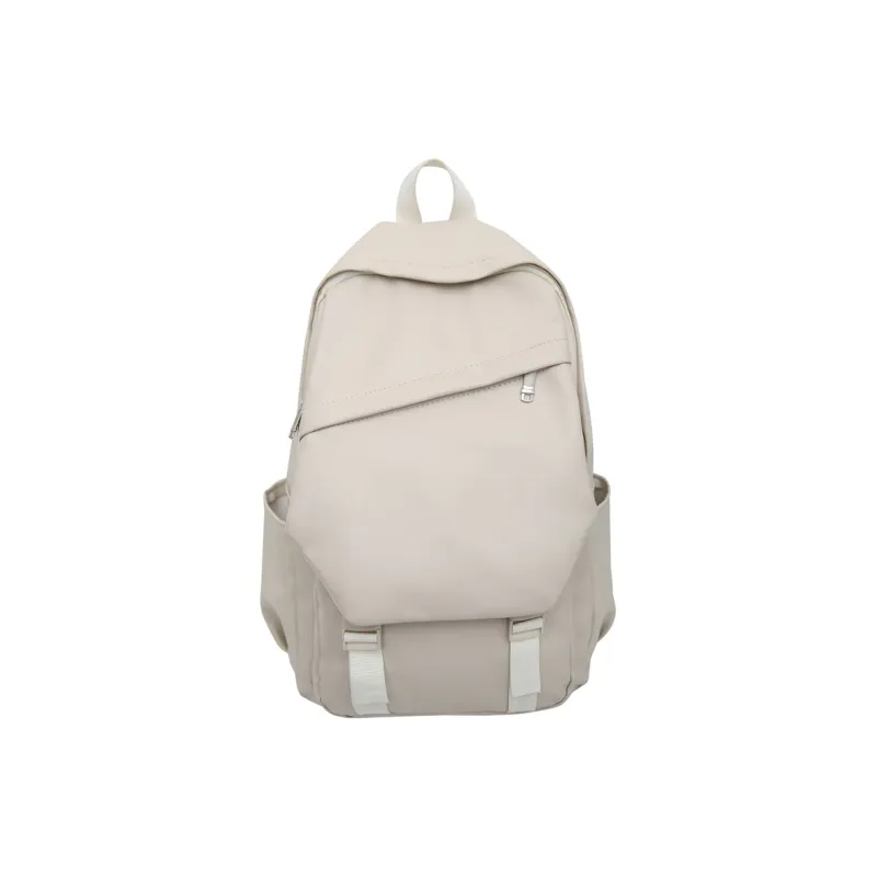 XIANGSU PU Backpack Unisex White/Black/Gray/Brown-0