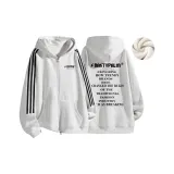 White (Open-Style Fleece-Lined)