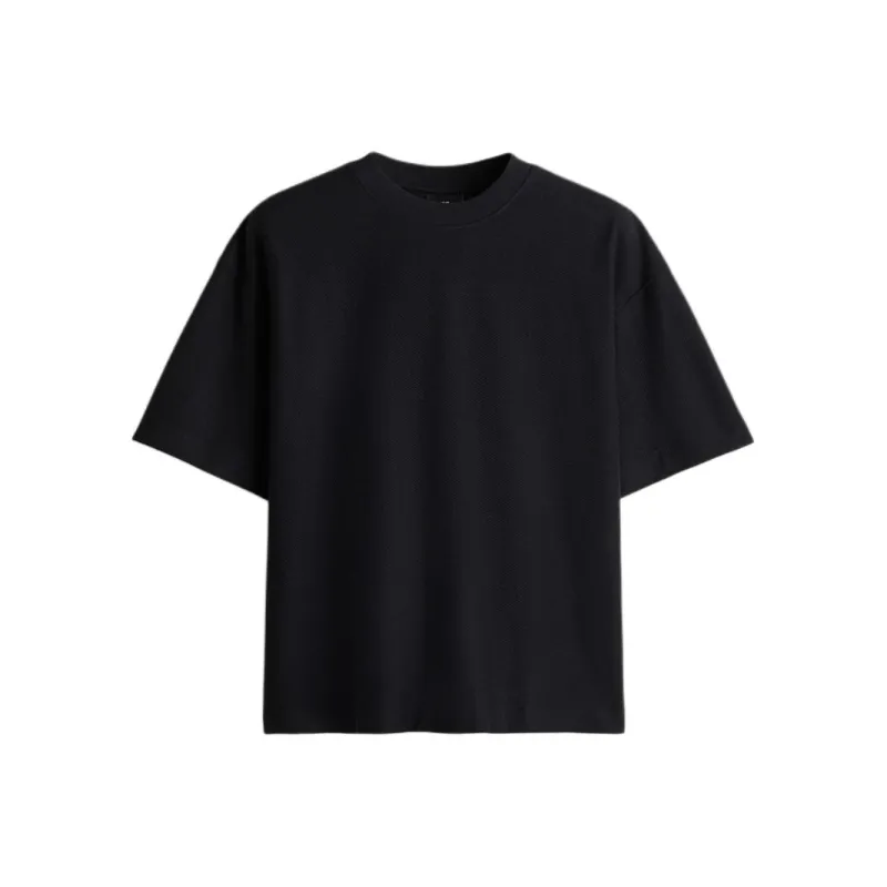 H&M T Shirts Men Black-0