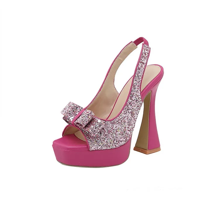 MCKP Chunky Heel High Heels Women's-0