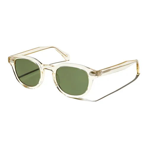 MOSCOT Acetate Oval Sunglasses Men's Yellow