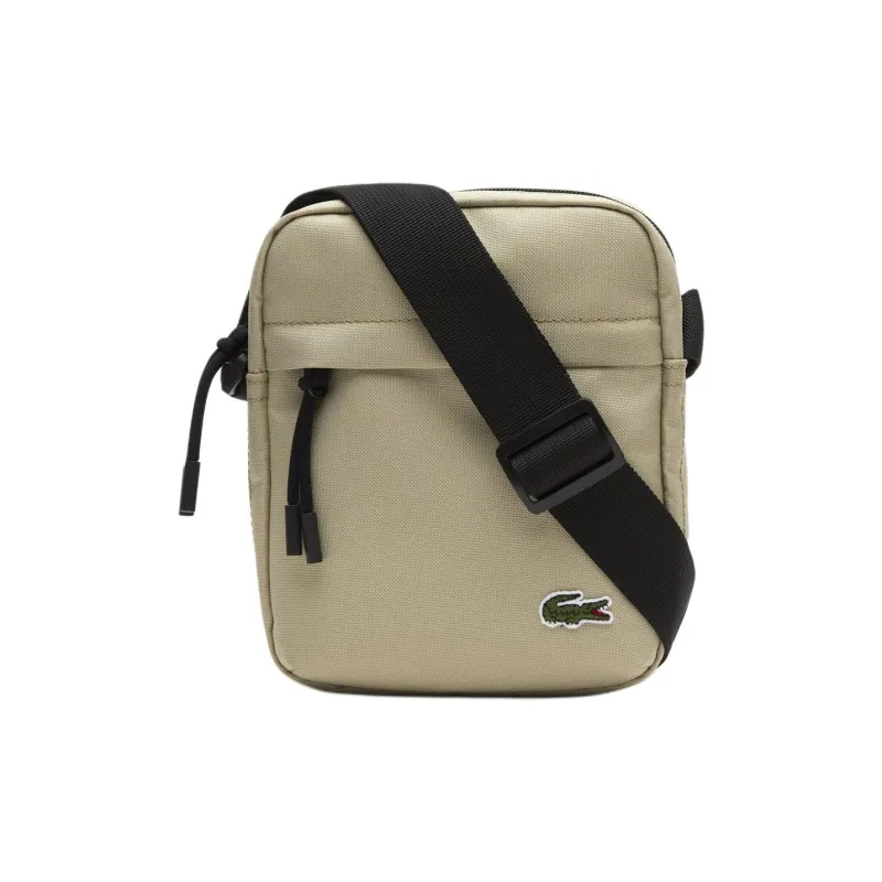 LACOSTE Logo appliqué Messenger Bag-0