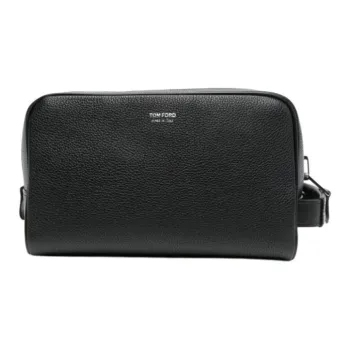 TOM FORD Logo Printed Zipped Toiletry Bag