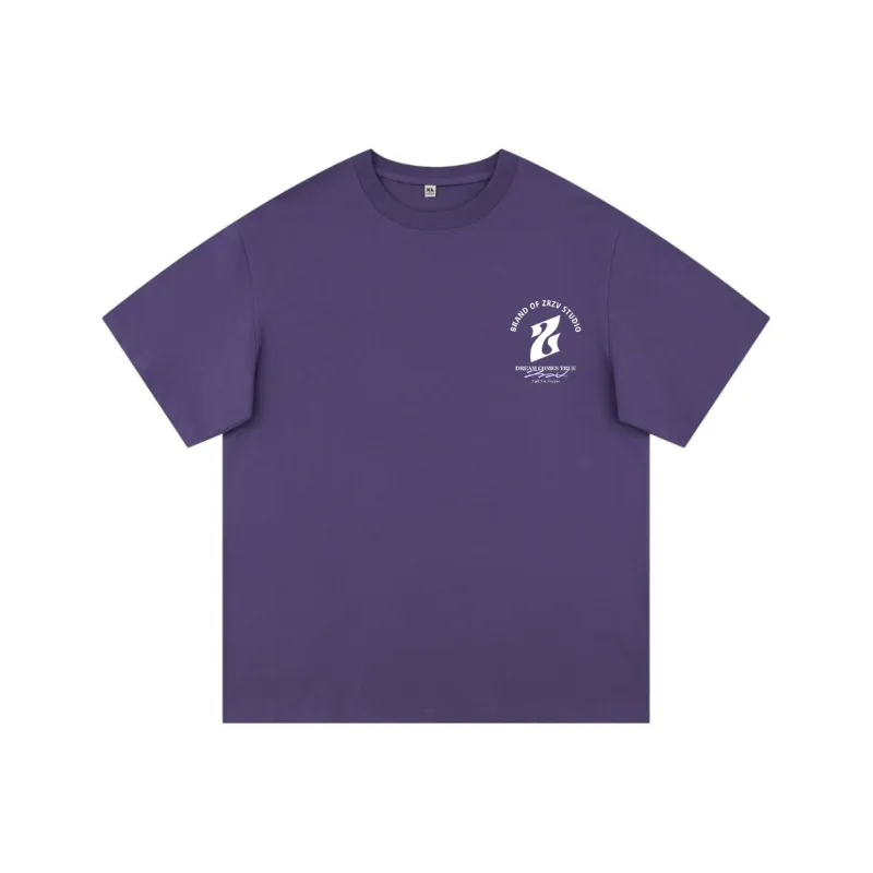 ZRZV T Shirts Unisex Purple-0