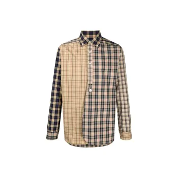 Needles B.D. Edw Plaid Cloth Shirt
