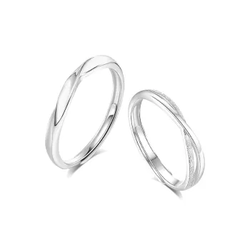 BLANK IN BLANK Sterling Silver Rings Unisex