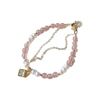 ZHENZHUAOMI Pearl Bracelets Women's