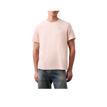 CALVIN KLEIN T Shirt Men's Silver Peony