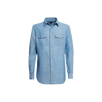 BOGGI Shirts Men Indigo