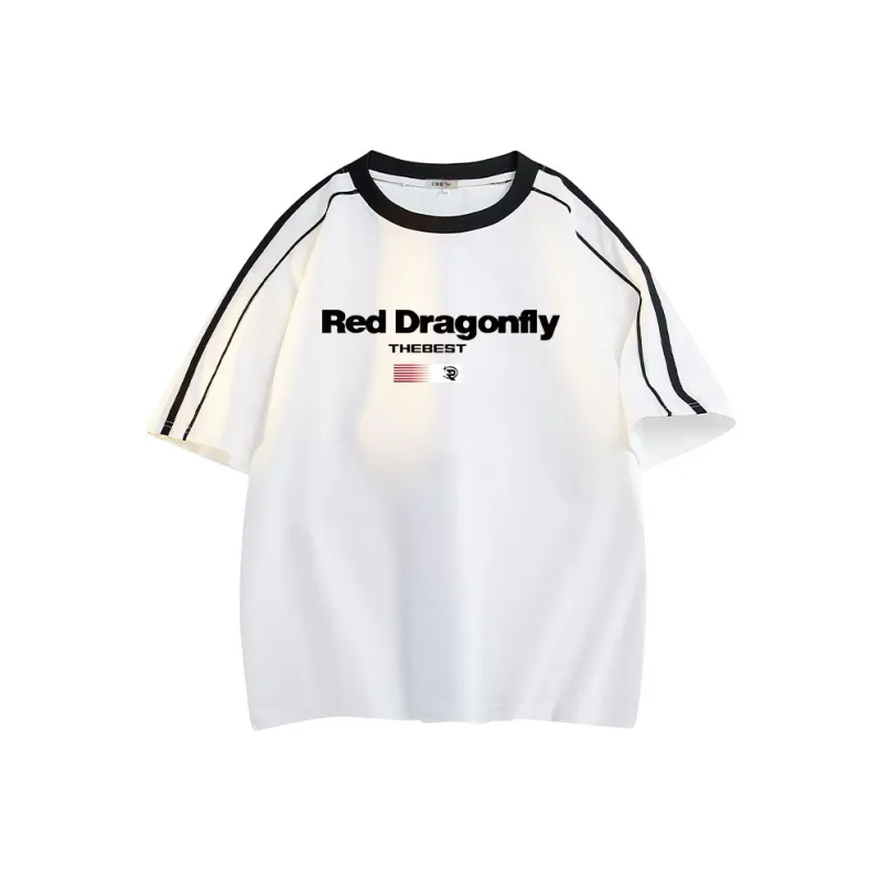 RED DRAGONFLY Short Sleeved T Shirts Unisex-4