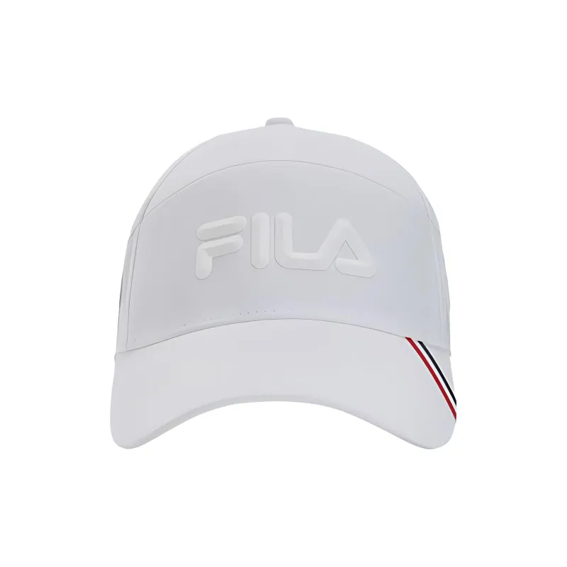 FILA Polyester Baseball Caps Men's White-1