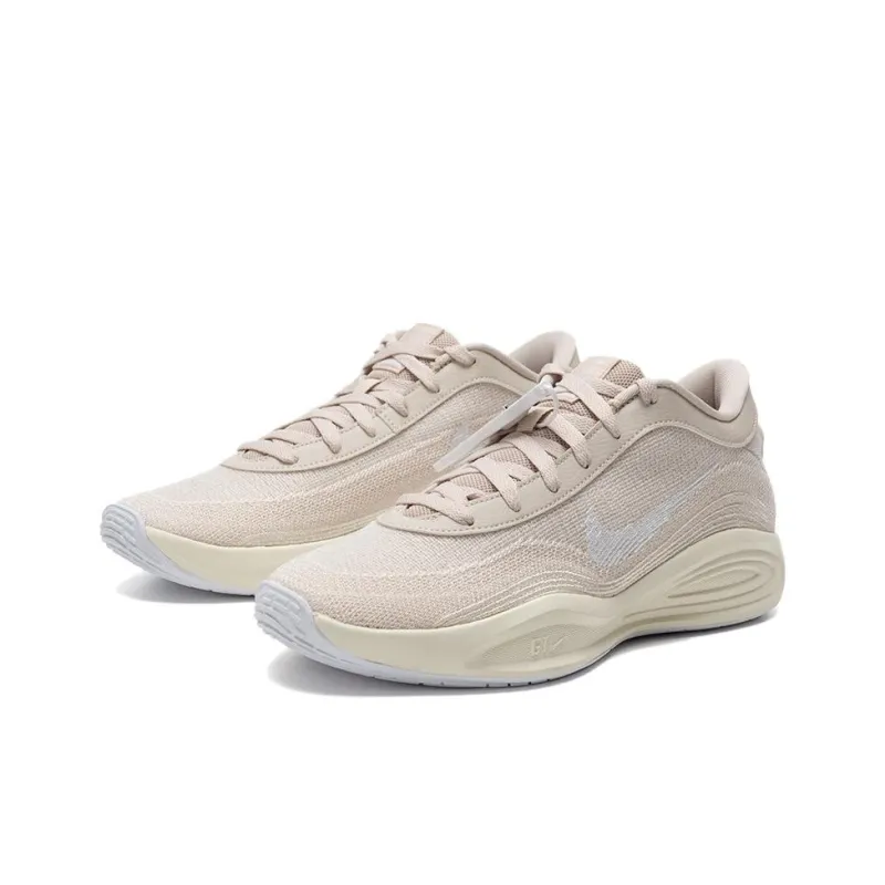 Nike G.T. Hustle Academy Anti Slip Wear Resistant Low Top Basketball Shoes Men's Beige-1