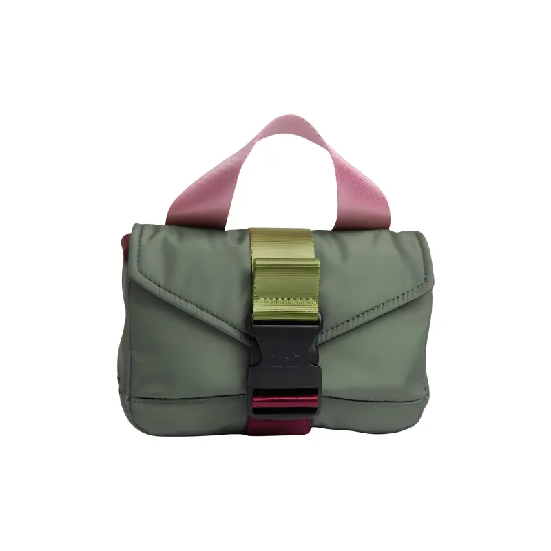 GANNI Recycled Polyester Crossbody Bag Shoulder Bag Women's Green-1