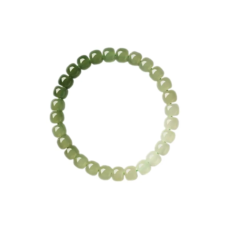 GOLDFISH ALLEY Hetian Jade Bracelets Pale Greenish White Jade Women's-0