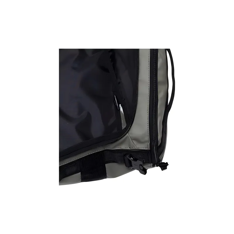 UNDEFEATED PVC Polyvinyl Chloride With Artificial Leather Backpack Regular Unisex Black/Olive Green-3