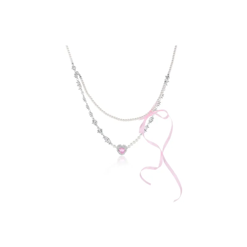 PARANOID PUPPY Zircon Necklaces Women's-8