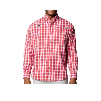Columbia PFG Super Tamiami Shirt Men's Deep Red