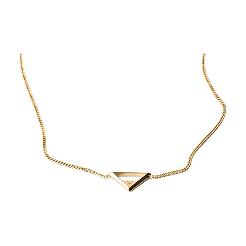 PRADA Metal Necklaces Women's Gold-0