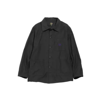 Needles Logo-embroidered Shirt Jacket