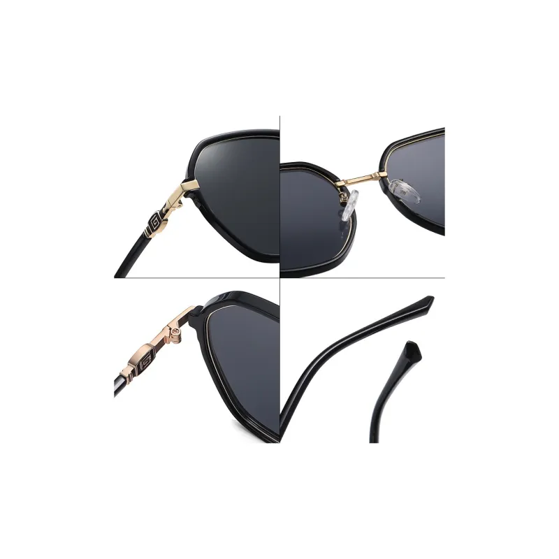 MITHAOL KUSC TR90 Metal Square Sunglasses Unisex-4
