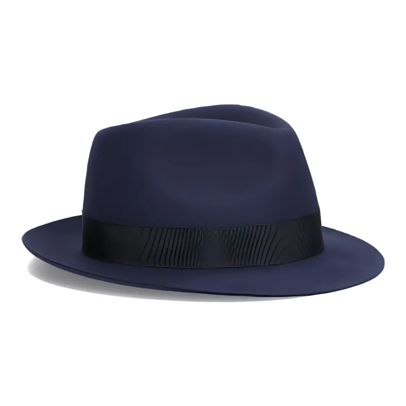Borsalino Wool felt Fedora Hat-2