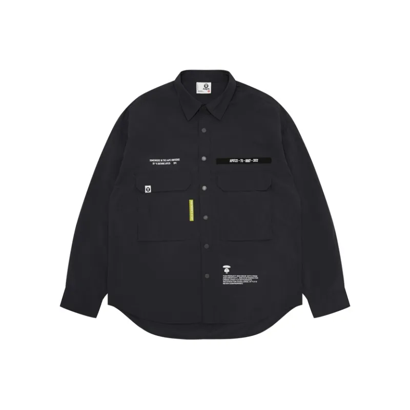 Aape By *A Bathing APE® Text print Shirt-0