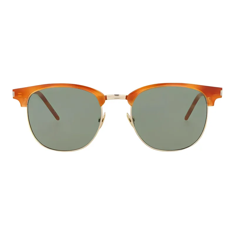SAINT LAURENT Round Frame Acetate Sunglasses-2