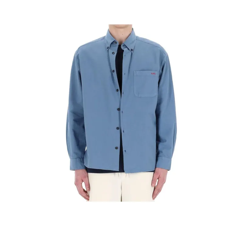 A.P.C Buttoned Long Sleeved Shirt-0