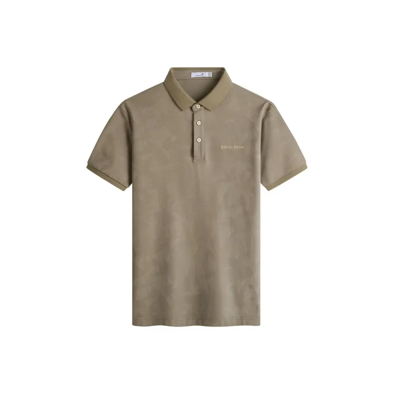 Dance With Wolves Polo Shirt Men's Khaki-0