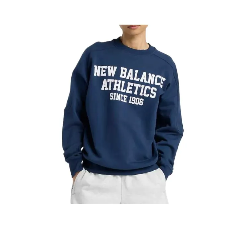 New Balance French Terry Sweatshirt Men's Blue-0