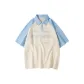 Beige Apricot & Light Blue (T361)