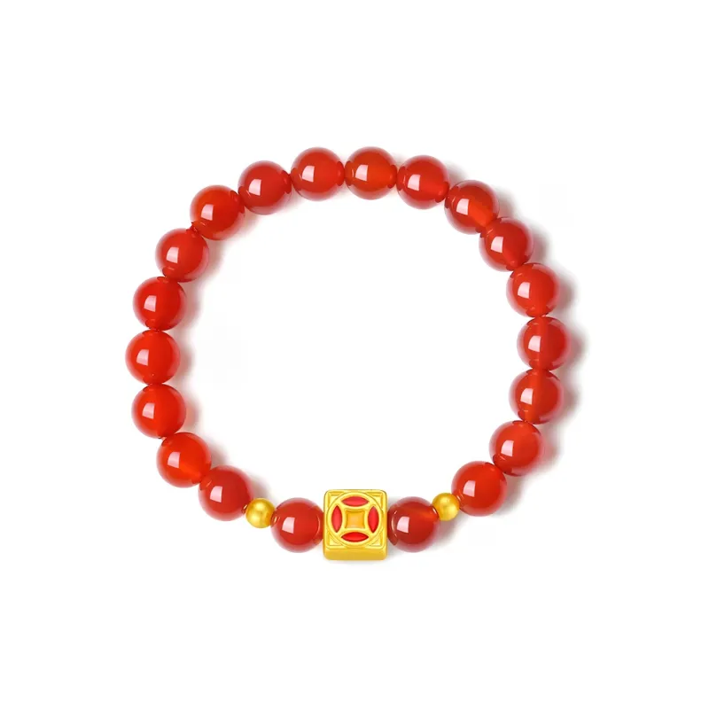 CHINA GOLD Agate Bracelets Women's-0