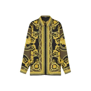 VERSACE Barocco Printed Buttoned Shirt