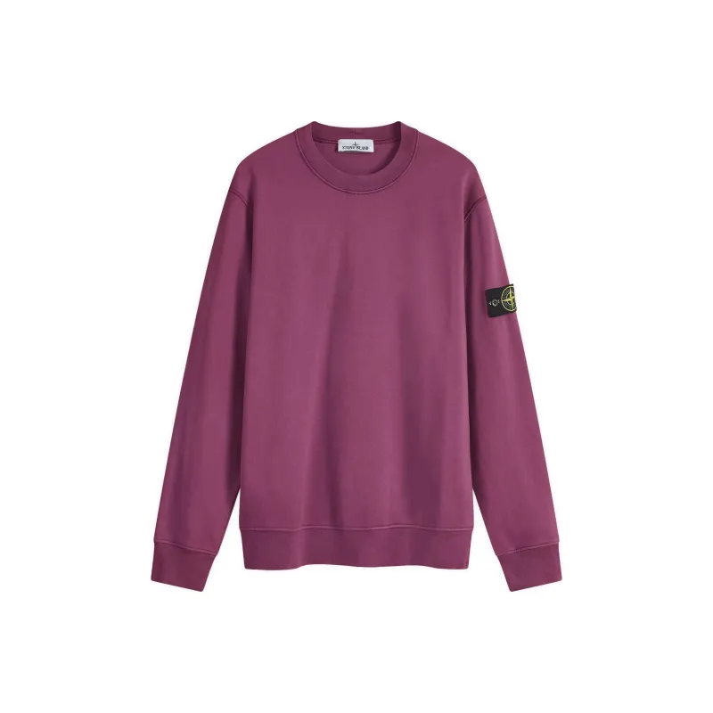STONE ISLAND Logo Patch Crewneck Sweatshirt-0