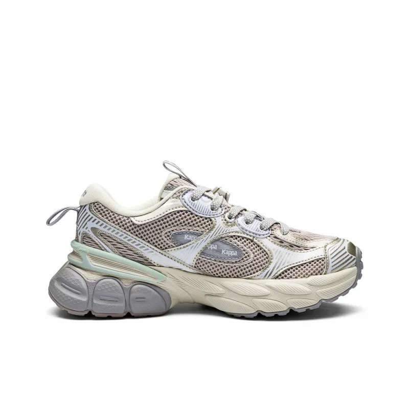 Kappa Anti Slip Wear Resistant Low Top Running Shoes Women's Enoki Brown-1