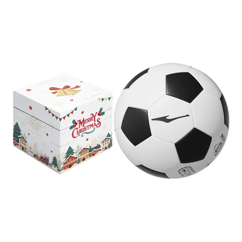 Erke Size 3, Size 4, Size 5 Machine Stitched Soccer Ball TPU Unisex Black White-12