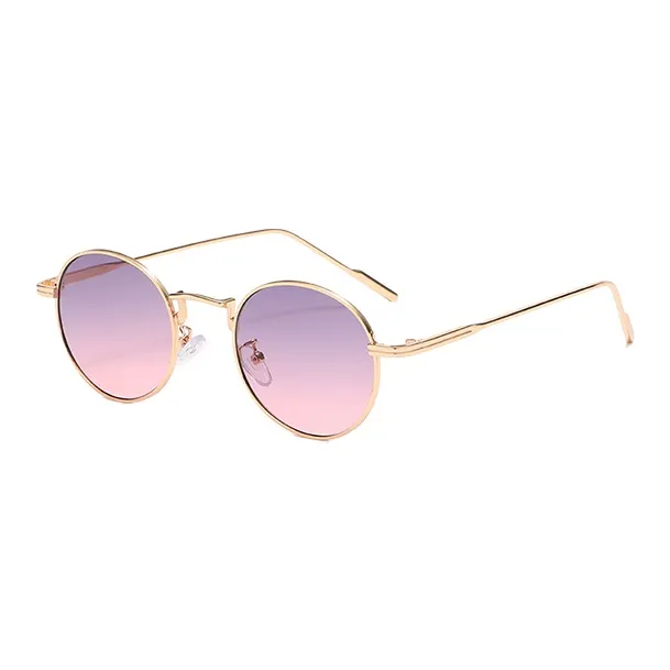 YUZHAOLIN Metal Round Sunglasses Unisex-8