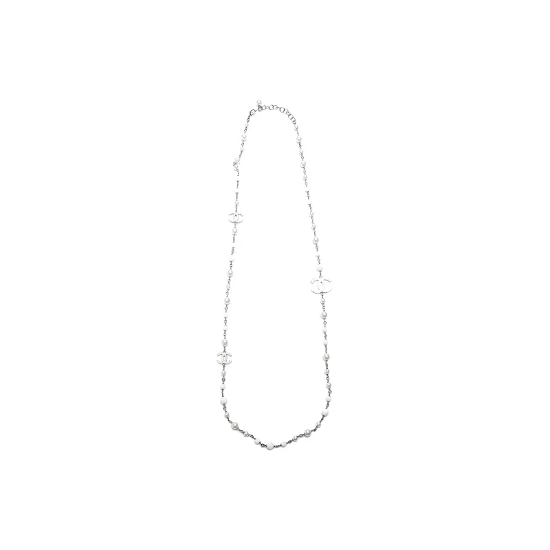 CHANEL 2019 Cc Faux-pearl Necklace-1